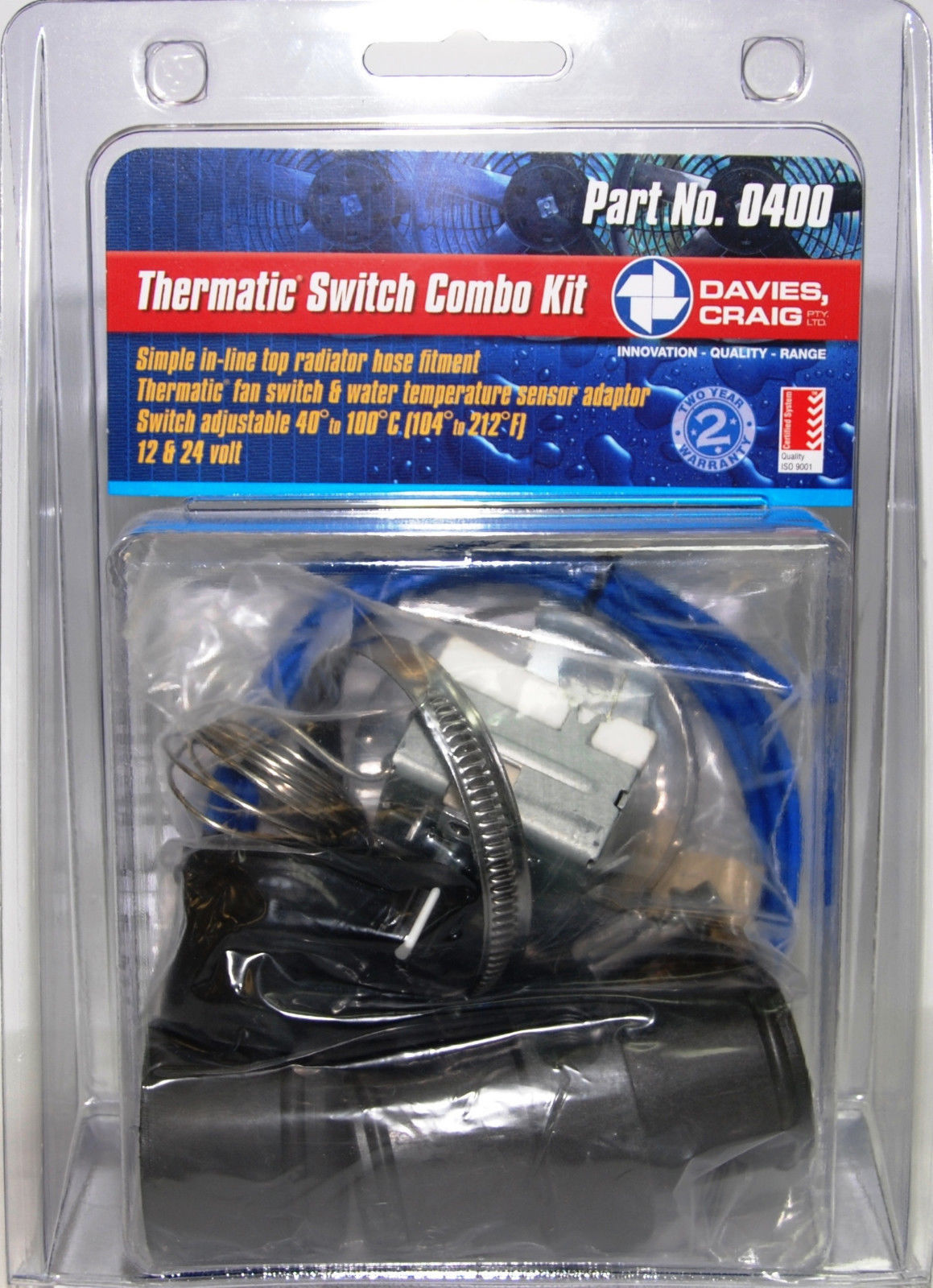 Davies Craig DC0400 12V/24V Thermatic Switch Combo Kit 40¶ôÇ÷C-100¶ôÇ÷C Adjustable DC 0400