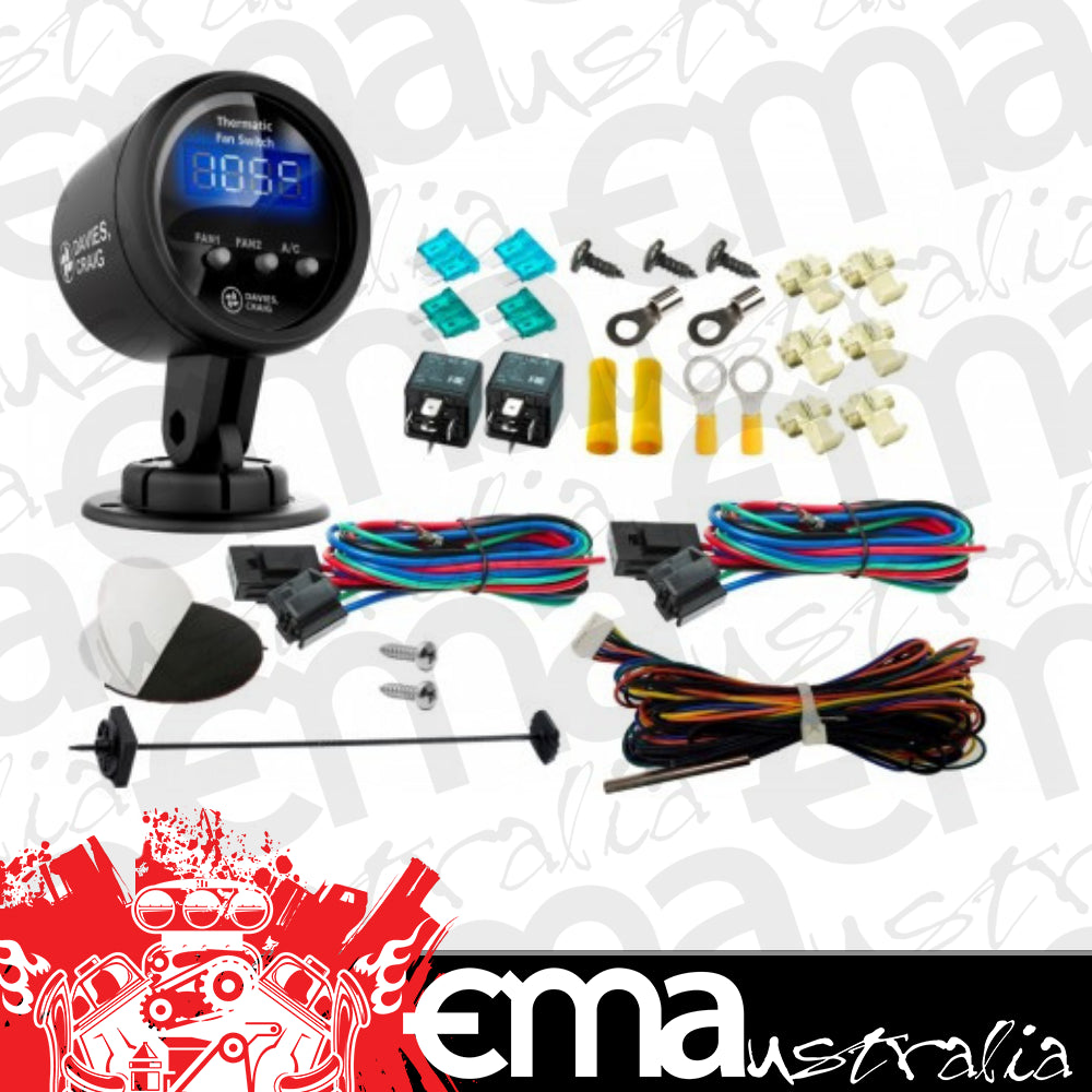 Davies Craig DC0500 Premium 12/24V Digital Thermatic Fan Switch Kit