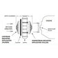 Davies Craig DC1002 Universal Dual Fan Mounting Kit (12V)