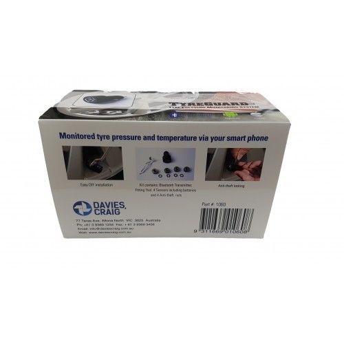 Davies Craig DC1060 Tyre Guard 300 Kit Tyre Monitoring System for Smartphones