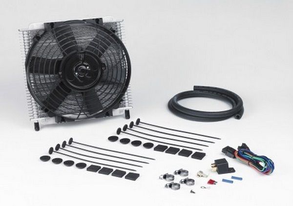 Recommended for automatic transmissions Hydra-Cool 21 Plate Trans Cooler 8" Fan Combo Pack Davies Craig DC698