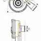 Davies Craig DC8060 EWP150 Alloy Electric Water Pump Kit , 12V 150LPM suit 6-8Cyl