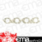 Chevy big block Mark IV 396-454 C.I.D. & Gen V/VI 454 C.I.D. V8 1965-90 Exhaust Gasket Set Mg Suit Chev Bb Round Port 2.15" Mr Gasket 152A