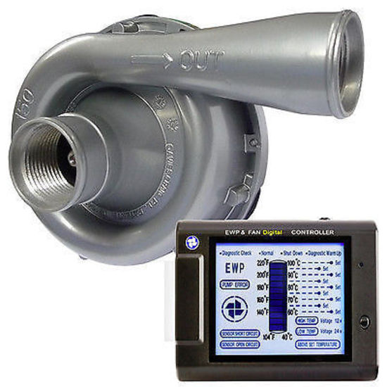 Davies Craig DC8970 Elec Water Pump & LCD Controller Kit for 6-8 Cyl Eng 400+ Hp