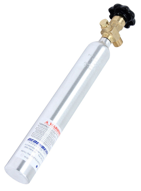 Dedenbear DE-AB10V Co2 Bottle w/ Valve 10Oz 16.5" x 2"