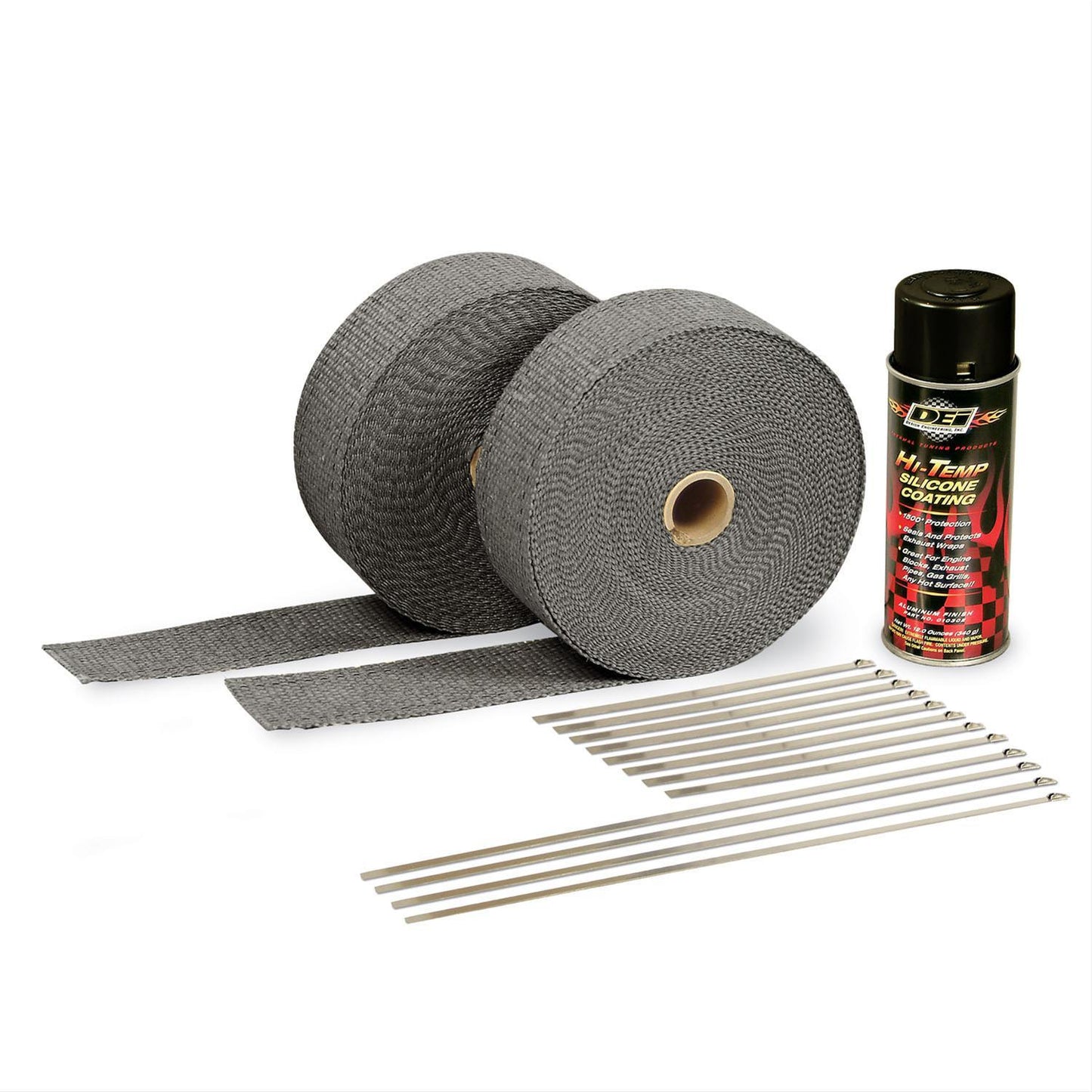 DEI Design Engineering DEI010110Exhaust Wrap Kit Black HT Coating