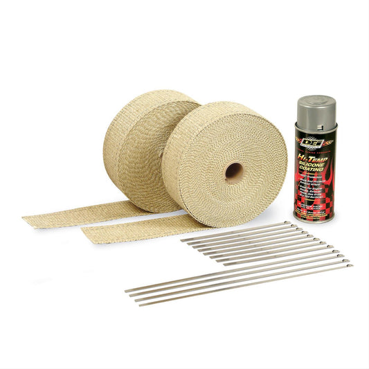 DEI Design Engineering DEI010112Exhaust Wrap Kit Silver HT Coating