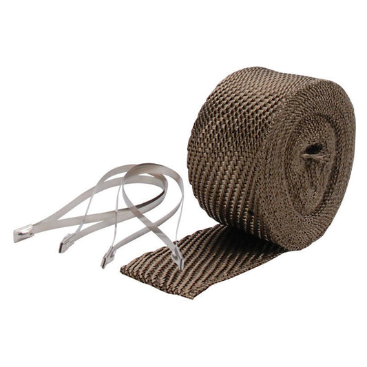 DEI Design Engineering DEI010123 Pipe Wrap & Ties Kit 2" x 25ft Titanium