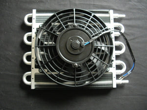 TRANSMISSION COOLER WITH ELECTRIC FAN 10" X 13" (EMA-12511)