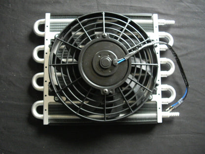 TRANSMISSION COOLER WITH ELECTRIC FAN 10" X 13" (EMA-12511)