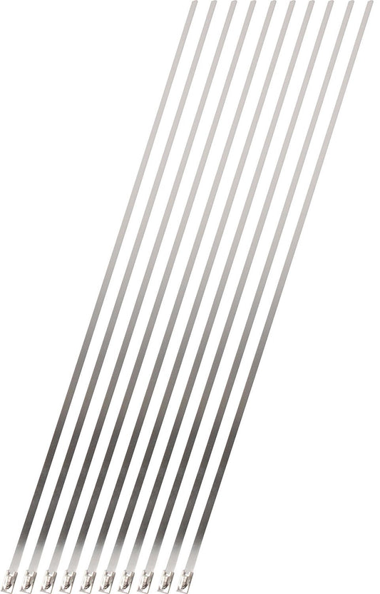 DEI Design Engineering DEI010203 S/Steel Locking Ties 20" (10pk)