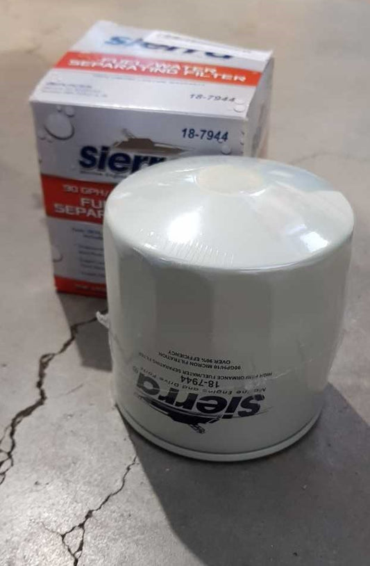 Sierra Marine 18-7944 Sierra Fuel/Water Separating Filter Mercruiser - Equiv Merc # 35-802893Q