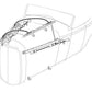 Dan Fink DFHL-4PC Bonnet Prop Kit suit 4 Piece Bonnet