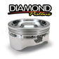 Diamond Pistons DIA11426 Diamond Racing Chev Small Block 350 383 Turbo / Blower Dish Pistons