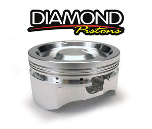 Diamond Pistons DIA11426 Diamond Racing Chev Small Block 350 383 Turbo / Blower Dish Pistons