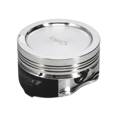 Manley Ford 4.0L Barra 240T Piston Set – 3.637 in. Bore 1.215 in. CH, -16.00 CC (MAN628004C-6)