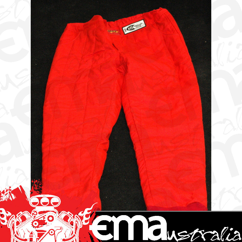 DJ Safety DJ012352 2 Layer Fireproof Race Pants SFI 3-2A/20 Rated x-Large Red