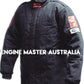 DJ Safety DJ014249 Driver Nomex 4 Layer Jacket Black Large Mens SFI 3.2A/20