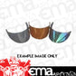 DJ Safety DJ036004 Pyrotect Helmet Blue Iridescent Replacement Visor