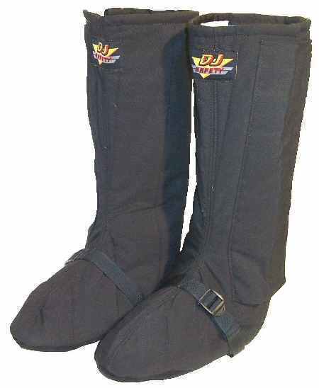 DJ Safety DJ051002 Clearance - Funny Car Nomex Driving Boots SFI 3-3-20 Size Medium Black
