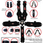 DJ Safety DJ431612 5 Point 3" Cam Lock Harness Black Bolt-In SFI 16.1