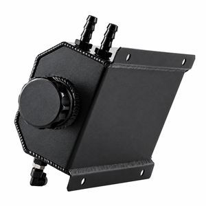 2L Radiator Coolant Overflow Tank Aluminium Black (EMA-OVERFLOWTANK)