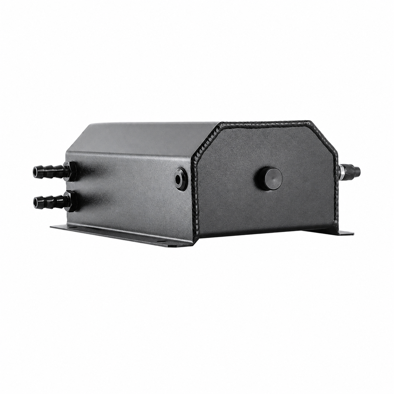 2L Radiator Coolant Overflow Tank Aluminium Black (EMA-OVERFLOWTANK)