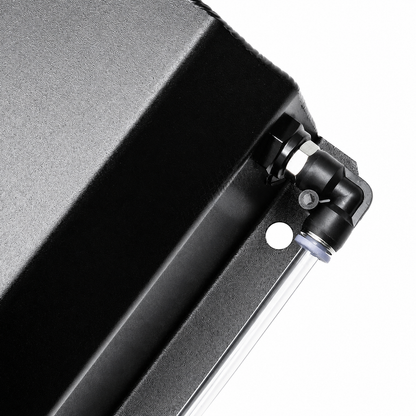 2L Radiator Coolant Overflow Tank Aluminium Black (EMA-OVERFLOWTANK)