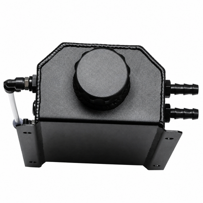 2L Radiator Coolant Overflow Tank Aluminium Black (EMA-OVERFLOWTANK)