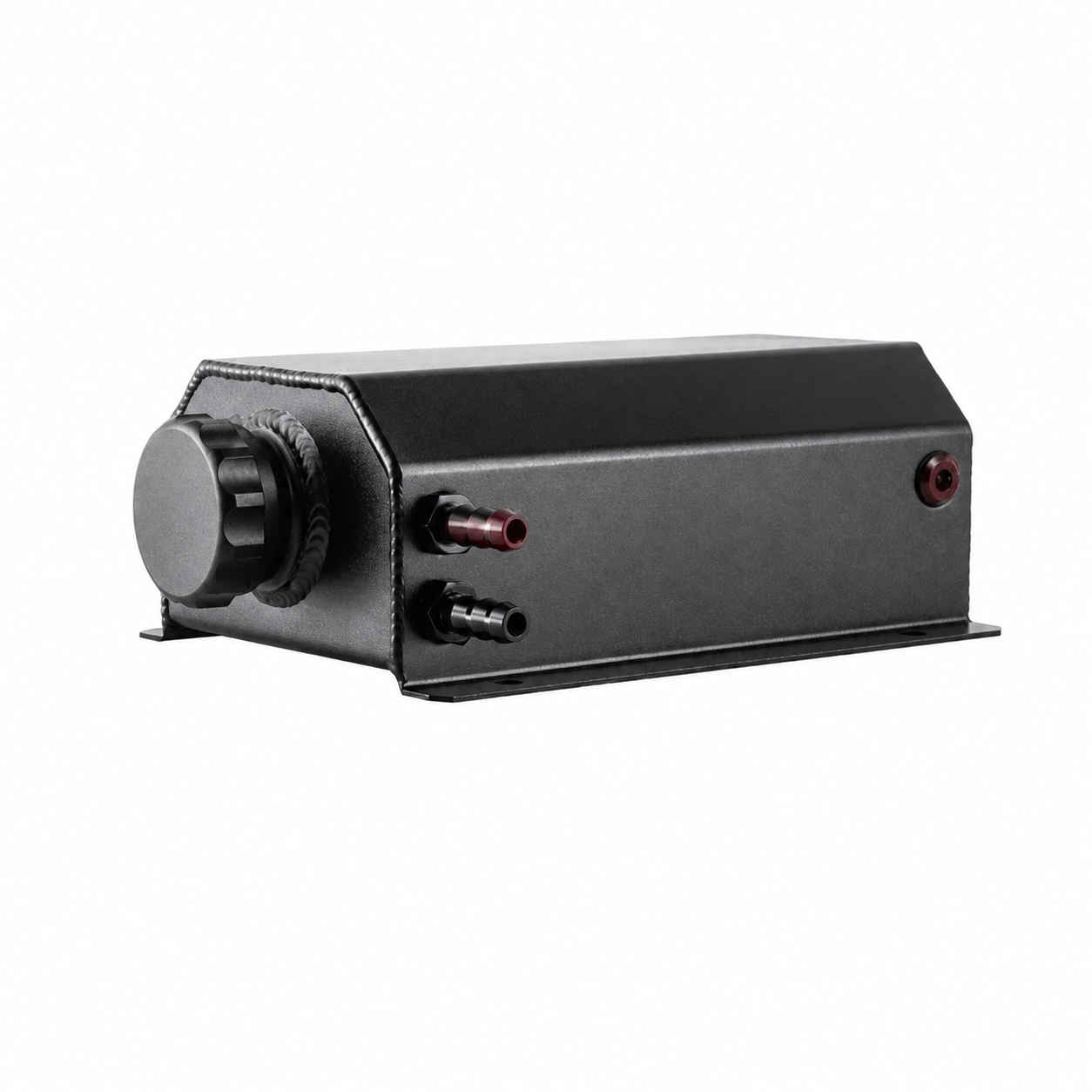 2L Radiator Coolant Overflow Tank Aluminium Black (EMA-OVERFLOWTANK)