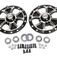 DMI DMI-SRC1964 Front Wheel Hubs Tetris Style - Black Anodize Finish suit src-2000 Spindles