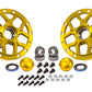 DMI DMI-SRC1971G Front Wheel Hubs Black Widow Style - Gold Anodize Finish suit src-2000 Spindles