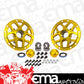 DMI DMI-SRC1971G Front Wheel Hubs Black Widow Style - Gold Anodize Finish suit src-2000 Spindles