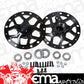 DMI DMI-SRC1971x Front Wheel Hubs Black Widow Style - Black Anodize Finish suit Straight Shaft New Bearing Style