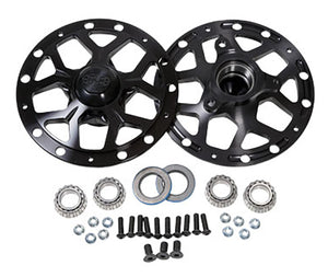 DMI DMI-SRC1971x Front Wheel Hubs Black Widow Style - Black Anodize Finish suit Straight Shaft New Bearing Style
