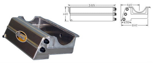 Speedway Products DODS350LDK-3 Sprintcar Dry Sump Oil Pan x3 -12An Scavenge Oil Pick Up