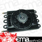 Derale DP12733 Dyno-Cool 8 Pass Remote Mount Cooler w/ Fan -6An Inlets. 17-1/2" L X 10-1/4" H X 3-3/4" W