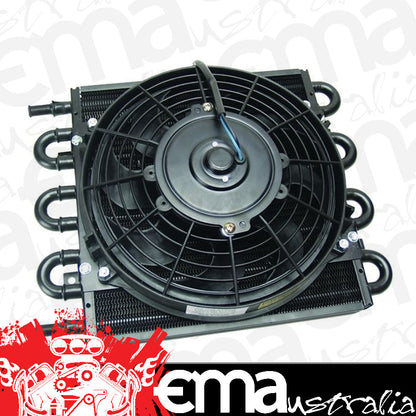 Derale 12742 8 Pass 13" Dyno-Cool Remote Cooler, 11/32"