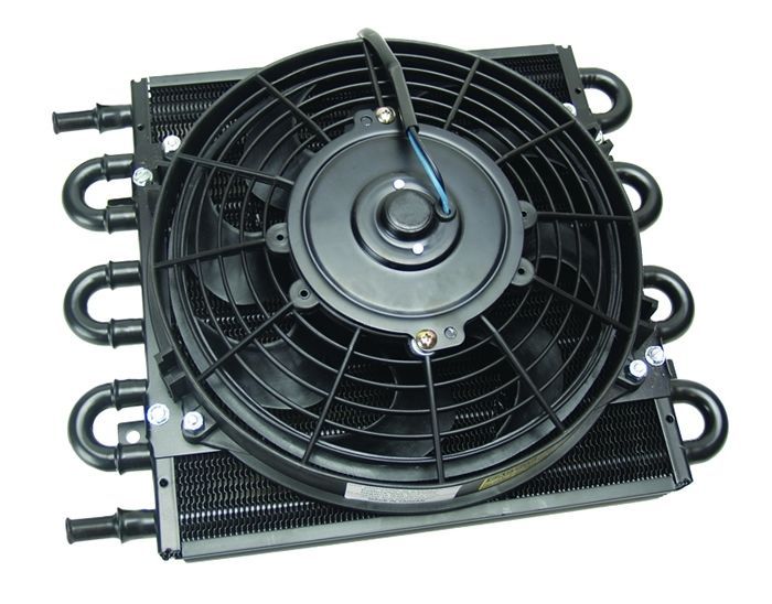 Derale 12742 8 Pass 13" Dyno-Cool Remote Cooler, 11/32"