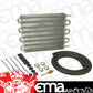 Derale DP12907 Dyno-Cool 6000 Series Transmission Cooler Kit 11/32" Barb Inlets. 13" L X 10" H X 3/4" W