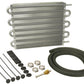 Derale DP12907 Dyno-Cool 6000 Series Transmission Cooler Kit 11/32" Barb Inlets. 13" L X 10" H X 3/4" W