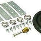Derale DP13065 -6An Deluxe Transmission Cooler Mount Kit 13065 w/ 4Ft 11/32" Hose