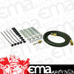 Derale DP13065 -6An Deluxe Transmission Cooler Mount Kit 13065 w/ 4Ft 11/32" Hose