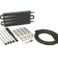 Derale DP13102 7000 Series Transmission Oil Cooler Kit .750"X16.625"X5.125" Black