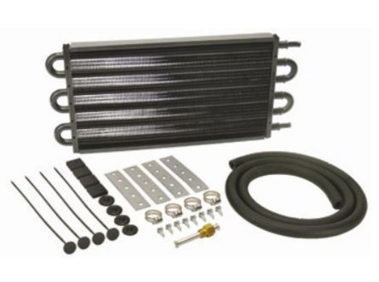 Derale DP13103 7000 Series Transmission Oil Cooler Kit 7-1/2" X 17" X 3/4" Black 13103