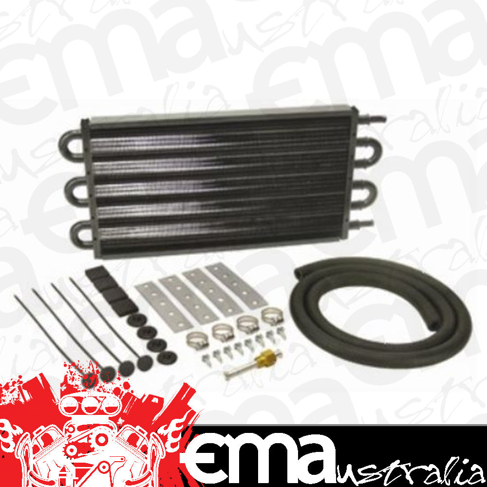 Derale DP13103 7000 Series Transmission Oil Cooler Kit 7-1/2" X 17" X 3/4" Black 13103