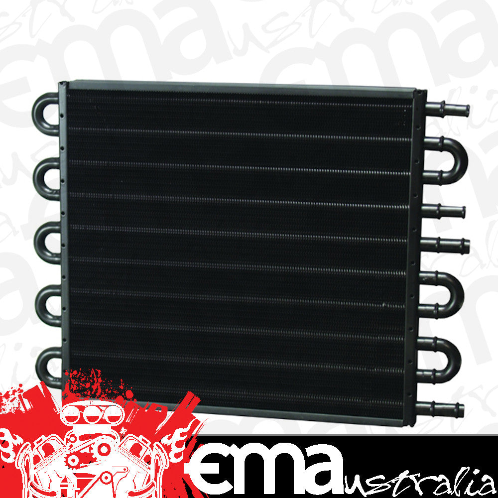 Derale DP13302 Dual Circuit Tube & Fin Cooler 4 & 6 Pass w/ X2 11/32" Barbs & X2 1/2" Barbs