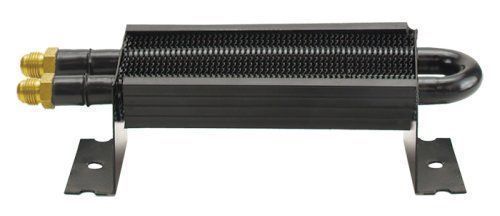 Derale 13310 2 Pass 8" Series 7000 Copper/Aluminum Cooler with Mount Brackets, -6AN