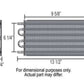 Derale DP13316 7000 Series Transmission Cooler -6An 13-1/2"L X 7-5/8"H X 3/4"W