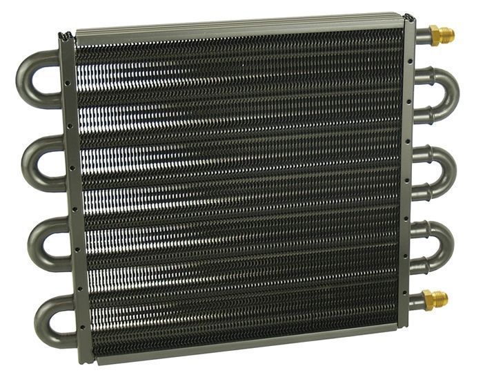 Derale 13317 8 Pass 13" Series 7000 Copper/Aluminum Transmission Cooler, -6AN